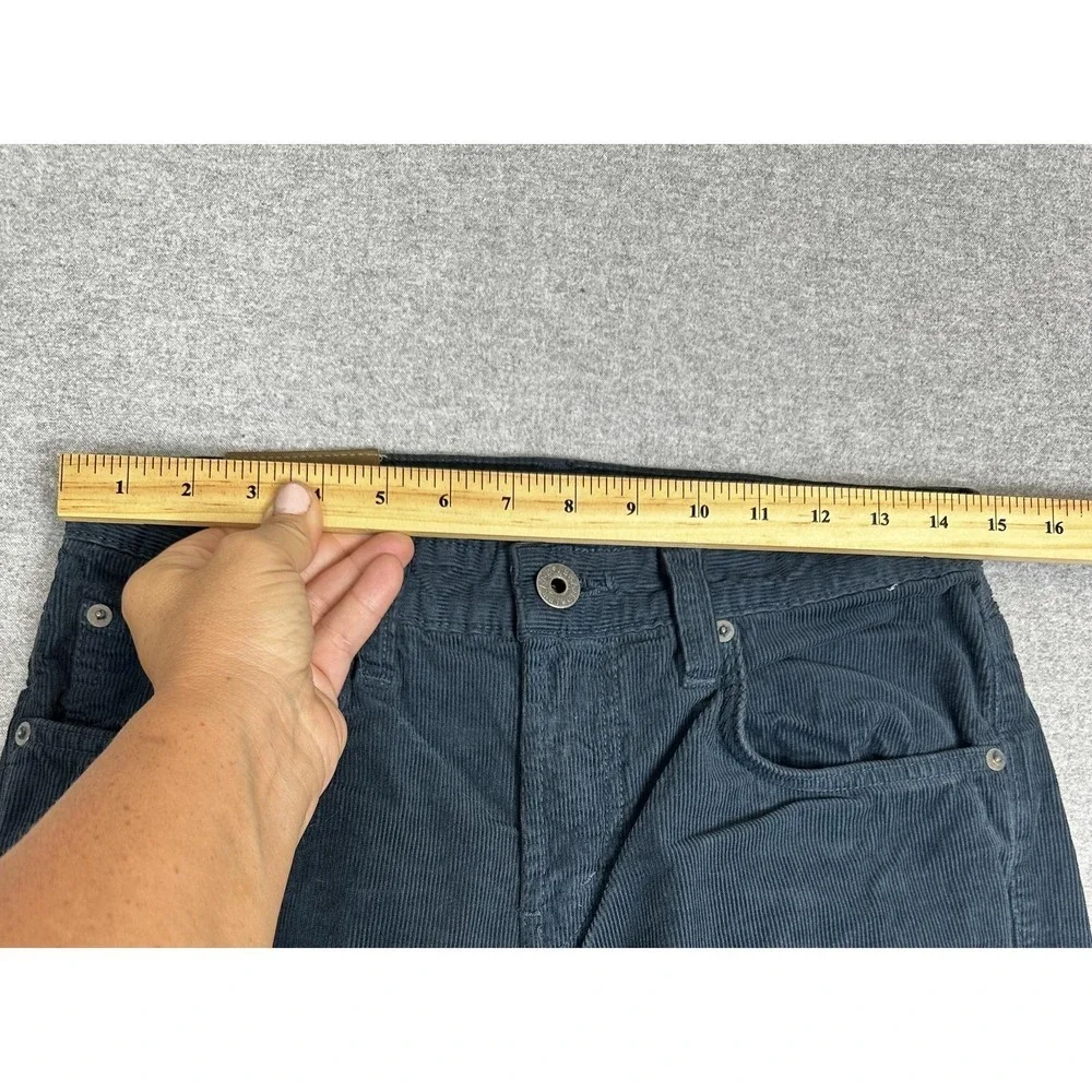 J Brand Kane Corduroy Pants Mens‎ 32x31 Navy Slim Straight Made USA JGM180M01